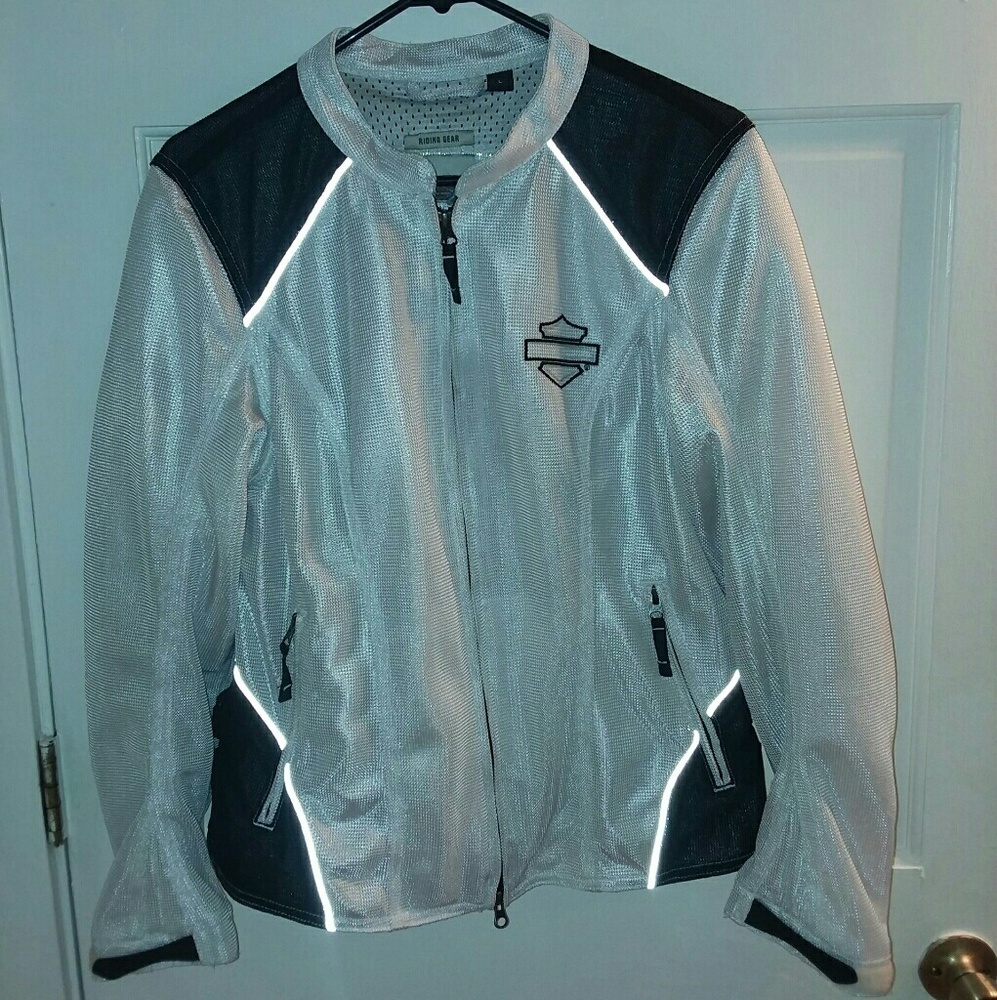 Harley Davidson motorcycle jacket women's L